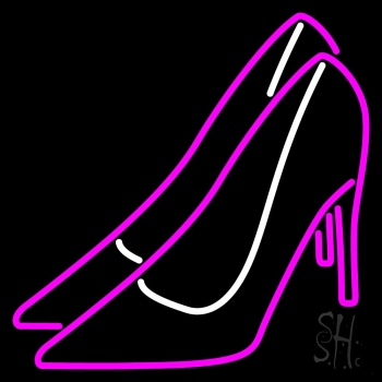 Pink High Heels Block LED Neon Sign