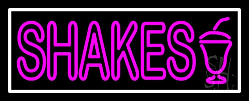 Double Stroke Shakes LED Neon Sign
