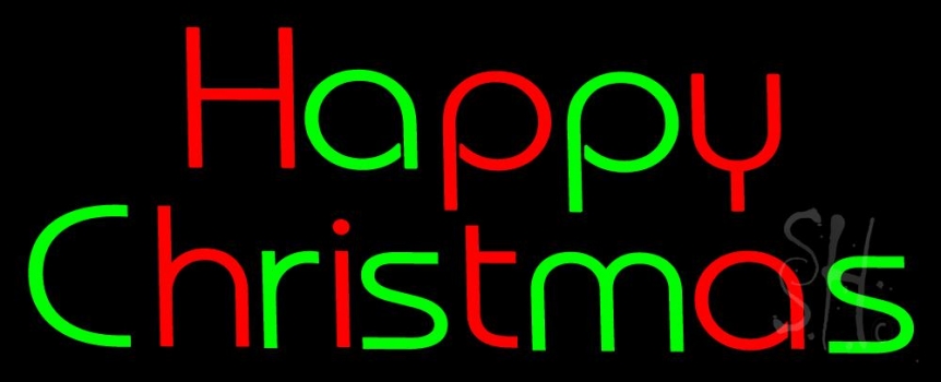 Happy Christmas LED Neon Sign