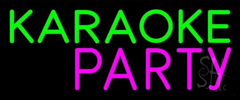 Karaoke Party LED Neon Sign