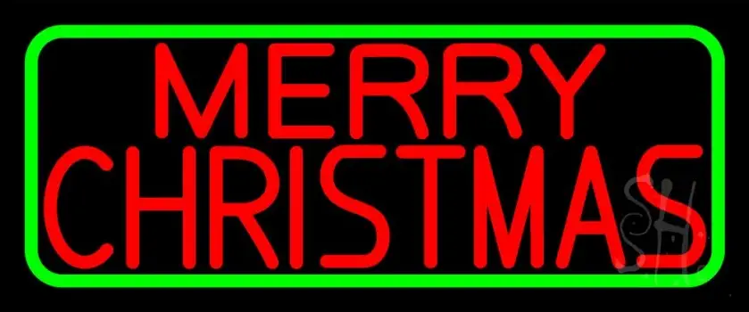 Red Merry Christmas LED Neon Sign