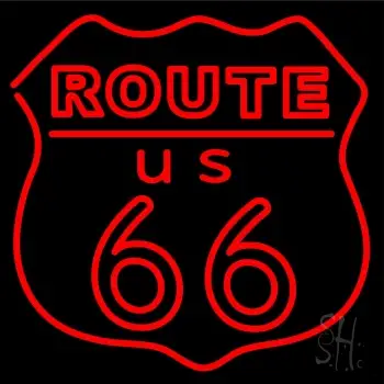 Route Us 66 LED Neon Sign