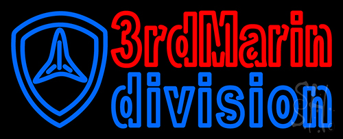 3rd Marine Division LED Neon Sign