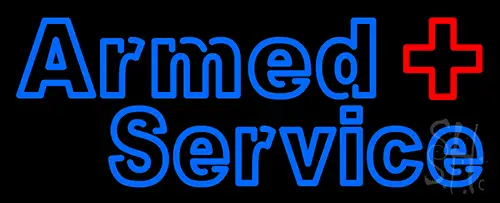 Armed Service LED Neon Sign