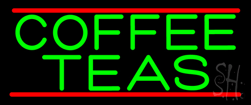 Coffee Teas LED Neon Sign