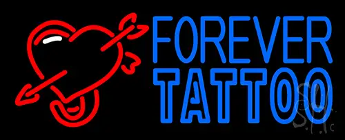 Forever Tattoo LED Neon Sign
