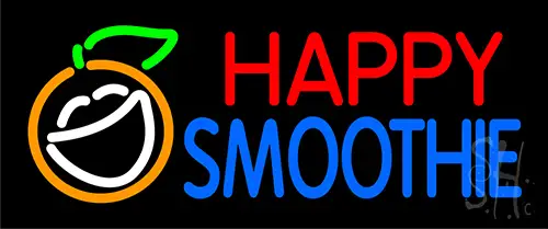 Happy Smoothie LED Neon Sign