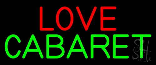Love Cabaret LED Neon Sign