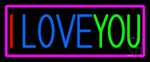 Simple I Love You LED Neon Sign