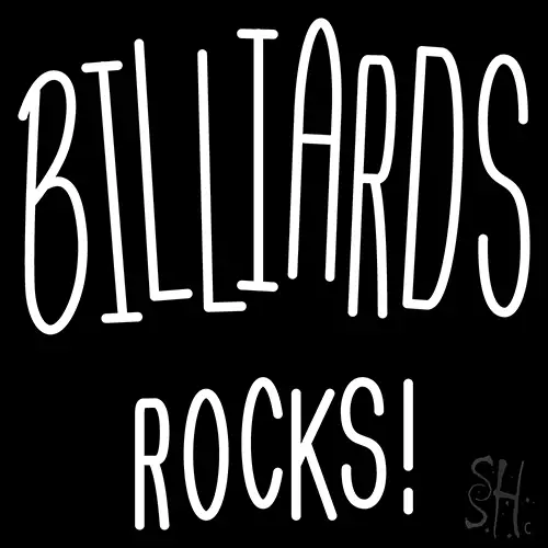Billiards Rocks LED Neon Sign