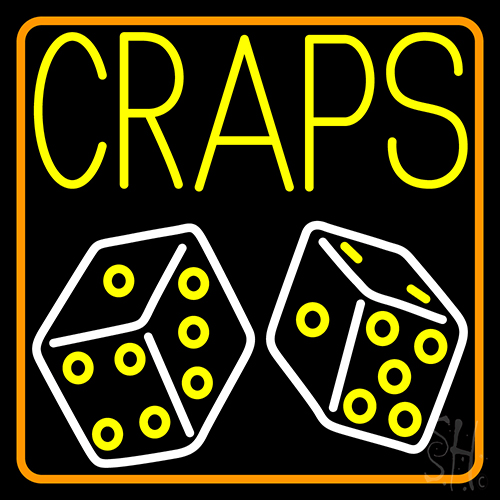 Craps With Dies LED Neon Sign