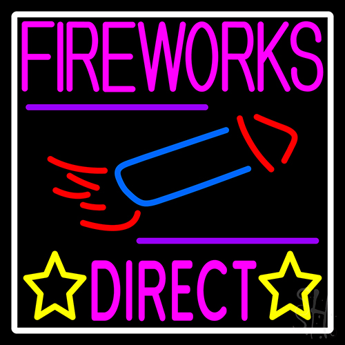 Fire Work Direct 1 LED Neon Sign