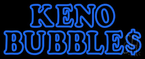 Keno Bubbles 2 LED Neon Sign