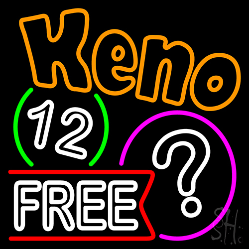 Keno Free LED Neon Sign