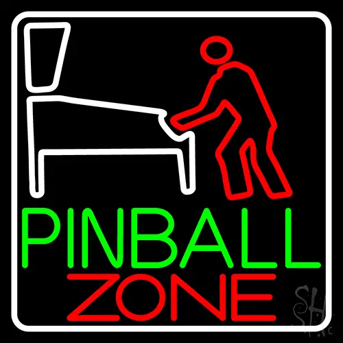 Pinball Zone 1 LED Neon Sign