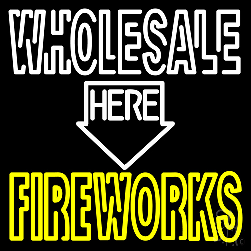 Wholesale Fireworks Here LED Neon Sign