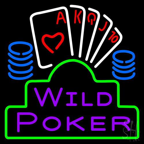 Wild Poker 2 LED Neon Sign