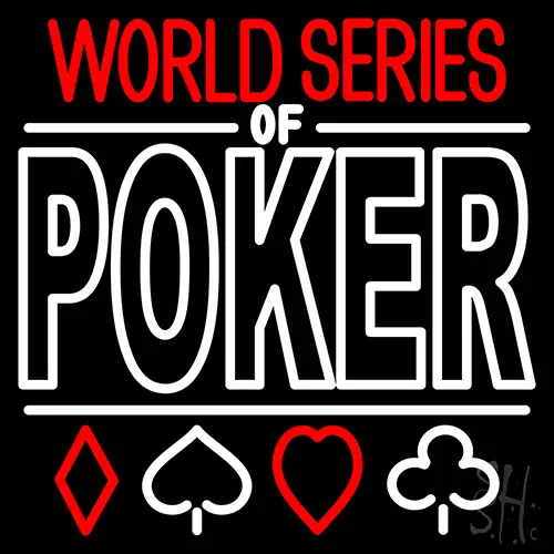 World Series Of Poker LED Neon Sign