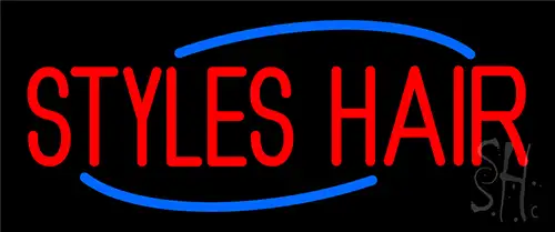 Styles Hair LED Neon Sign