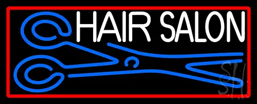Hair Salon With Scissor LED Neon Sign
