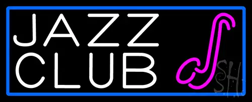 Jazz Club With Saxophone LED Neon Sign