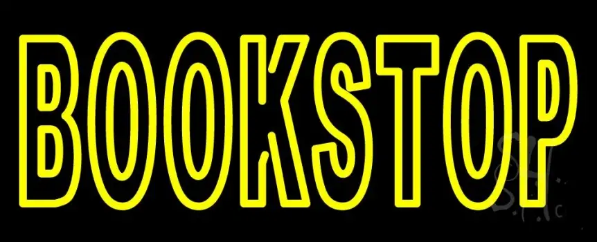 Book Stop LED Neon Sign