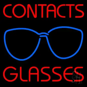 Contact Glasses LED Neon Sign