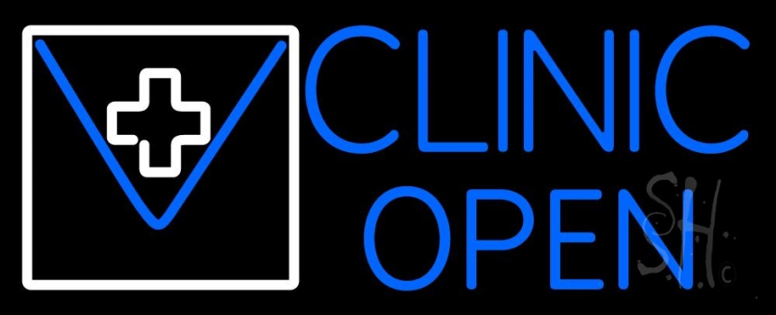 Clinic Open LED Neon Sign