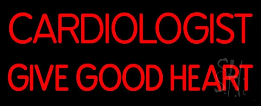 Cardiologist Give Good Heart LED Neon Sign
