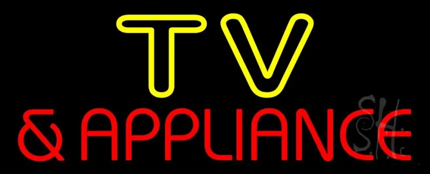 Tv And Appliance 2 LED Neon Sign