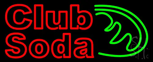Club Soda LED Neon Sign