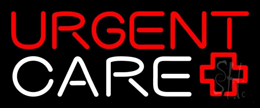 Red Urgent Care Plus Logo 1 LED Neon Sign