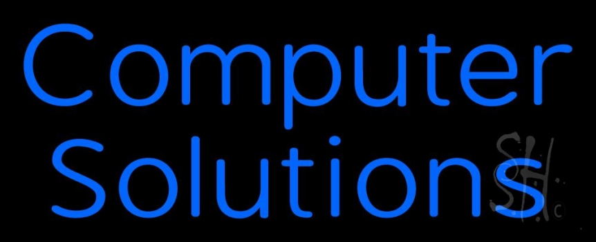 Computer Solutions LED Neon Sign