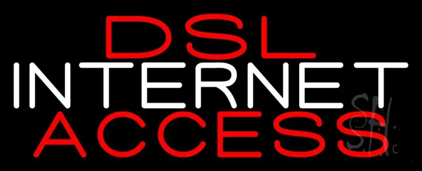 Dsl Internet Access LED Neon Sign