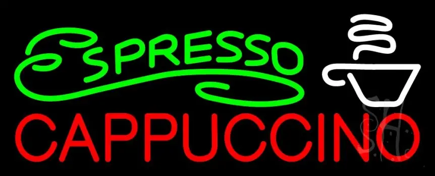 Espresso Cappuccino LED Neon Sign