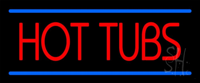 Hot Tubs LED Neon Sign
