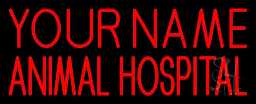 Custom Name Animal Hospital LED Neon Sign