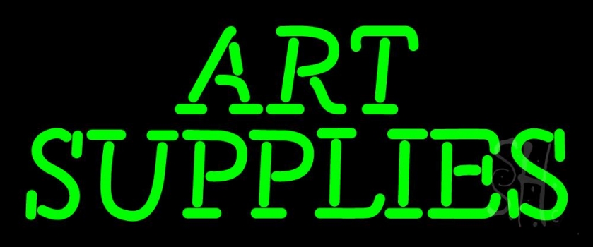 Green Art Supplies 1 LED Neon Sign