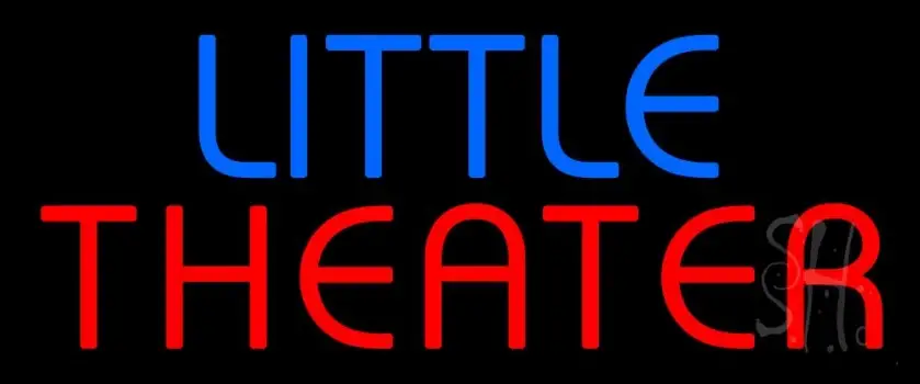Blue Little Red Theater LED Neon Sign