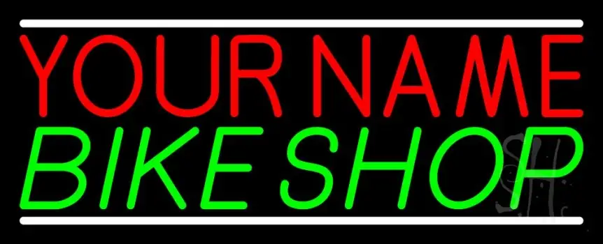 Custom Name Bike Shop 1 LED Neon Sign
