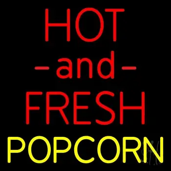 Hot And Fresh Popcorn LED Neon Sign