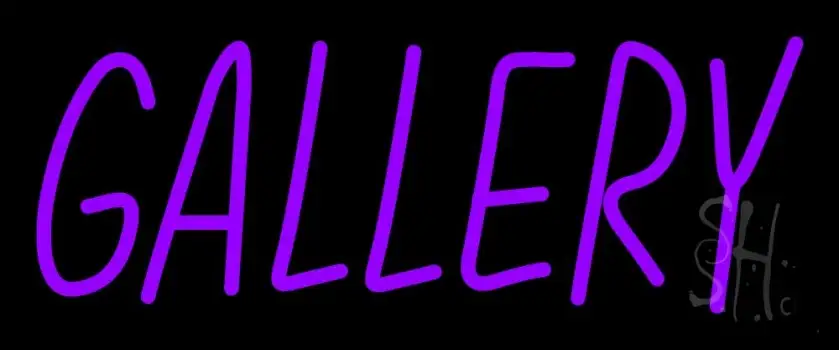 Purle Gallery LED Neon Sign