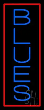 Vertical Blues 1 LED Neon Sign