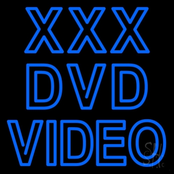 Xxx Dvd Video LED Neon Sign