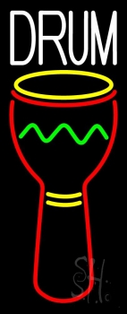 Djembe Drum 1 LED Neon Sign