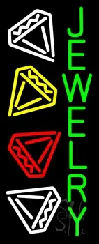 Green Jewelry Block LED Neon Sign