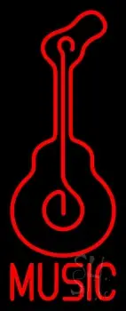 Guitar Music 2 LED Neon Sign