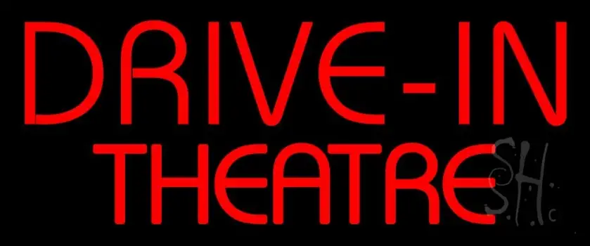 Red Drive In Theatre LED Neon Sign