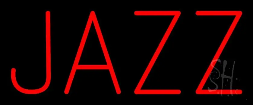 Red Jazz 1 LED Neon Sign
