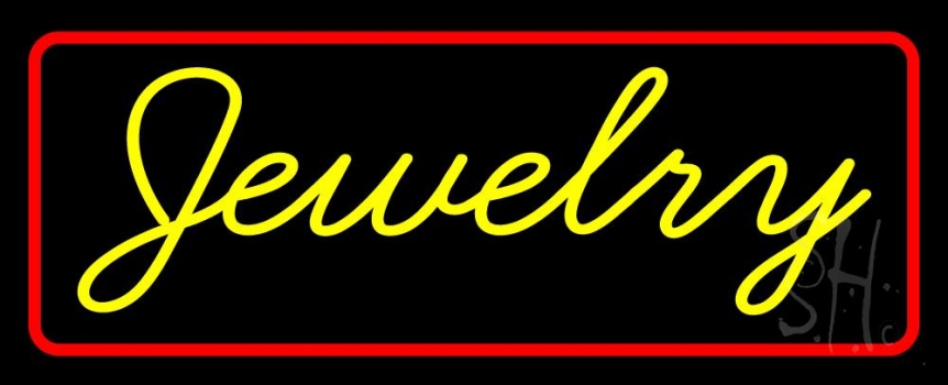 Yellow Jewelry LED Neon Sign